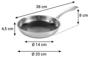 Tigaie Tescoma SteelCRAFT,  20 cm