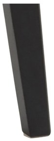 Masă dining în decor de stejar Actona Roxby, ø 105 cm, negru