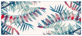 Tablou - Frunze tropicale (120x50 cm)