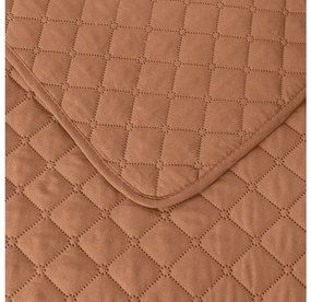 Cuvertura de pat cu model LANTA, maro Dimensiune: 220 x 240 cm