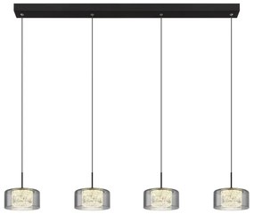 Lustră LED pe cablu Globo 15634-4 FOGSY 4xLED/8W/230V