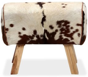 244754 vidaXL Taburet, 60x30x50 cm, piele naturală de capră