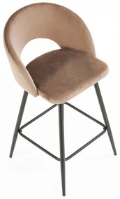Scaun de bar Barnes, bej
