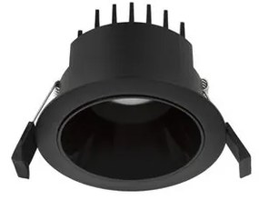 Spot LED incastrabil tavan fals / plafon CARPO negru