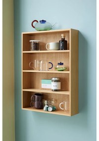 Etajeră din lemn de stejar Cubbie – Hübsch