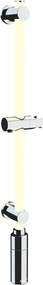 Tijă de duș argintie de montat pe perete 74 cm LED – Wenko