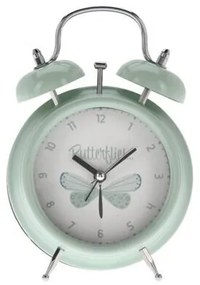 Ceas deșteptător pentru copii Libelula, verde deschis, 12 x 17 x 5,7 cm