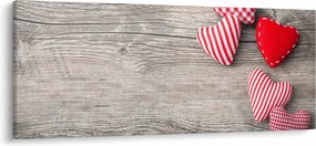 Tablou - Inimioare (120x50 cm)