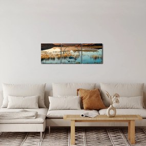 Tablou - Lac Guichard (cu ceas) (90x30 cm)