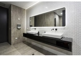 BAT-B0969 - Baterie încastrată pentru lavoar LUNGO, negru mat