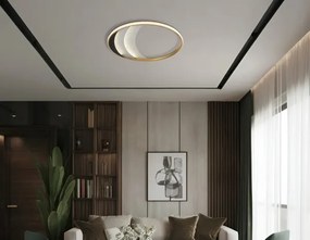 Globo 48493-40 - Plafonieră LED CONSTANCE LED/40W/230V, Ø 52 cm, auriu