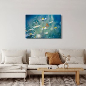 Tablou - Fluture pe margaretă (90x60 cm)