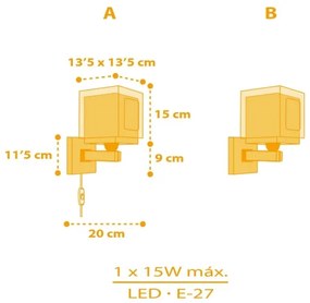 Aplică pentru copii MY FARM 1xE27/15W/230V Dalber 63409