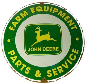 Placă metalică John Deere