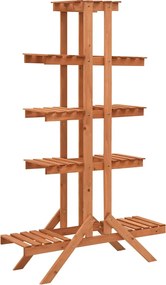 vidaXL Suport jardinieră, 83x25x132 cm, lemn masiv de brad