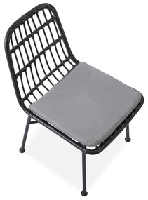 Scaun de grădină Karma K401 (negru). 1118277