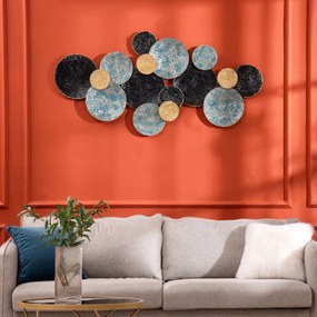 HOMCOM Decor 3D Modern pentru Perete, Cerc Sculptural, Artă Murală pentru Sufragerie și Dormitor | Aosom Romania