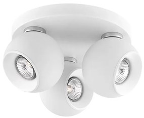 Plafoniera moderna cu 3 spoturi Tore 3L alba NVL-665002