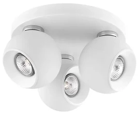 Plafoniera moderna cu 3 spoturi Tore 3L alba NVL-665002