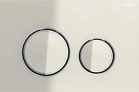 Clapeta de actionare Geberit Sigma21 gri nisipiu cromat