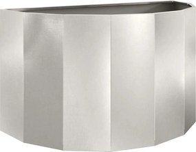 vidaXL Jardinieră Argintiu 90 x 45 x 50 cm Oţel inoxidabil