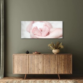 Tablou cu piciorușele de copilaș (120x50 cm)