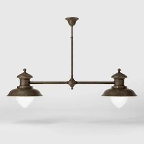 Lustra design italian din alama si sticla Al Mare