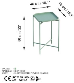 Măsuță de cafea Museli 8 (verde) . 1093284