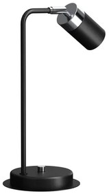 Lampă de masă JOKER 1xGU10/25W/230V neagră/crom lucios