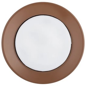 Argon 8916 - Plafonier ELORA, 1x soclu GX53 (7 W, 230 V), diametru 11 cm, culoare teracotă