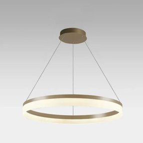 Lustra LED circulara suspendata Ara 60cm, Gold