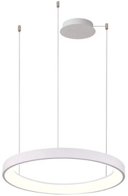 Lustră LED dimabilă pe cablu Azzardo AZ5015 AGNES LED/38W/230V d. 48 cm alb