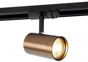 Spot pe șină monofazat modern bronz închis - Iconic Jeana