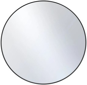 Ars Longa Loft oglindă 90x90 cm rotund negru LOFT90-C