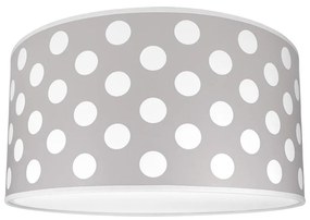 Plafoniera copii DOTS GREY 2xE27/60W/230V gri