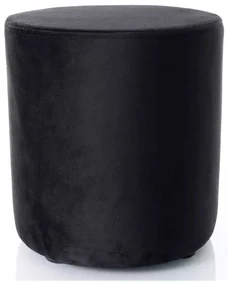 Taburet Caen B Velvet, negru