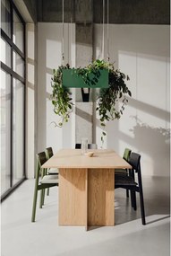 Scaun de dining verde stivuibil Wem – noo.ma