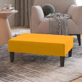 vidaXL Taburet, galben, 78x56x32 cm, catifea