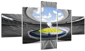 Tablou - stadionul de fodbal (125x70 cm), în 40 de alte dimensiuni noi
