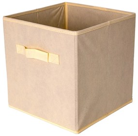 Cutie depozitare, Flex CreamBox, UnicUtil, 28 x 28 x 28 cm, Crem, UUORG13