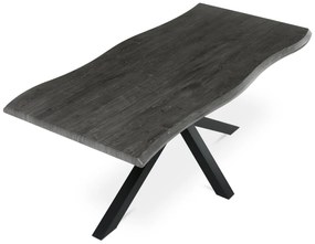 Masă de sufragerie 180 x 90 cm, stejar gri