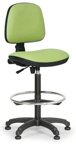 Scaun de lucru Milano - cu cerc de sprijin, verde