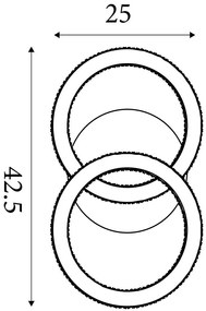 Plafoniera LED design circular Specs