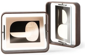 Ramă foto maro închis cu picior de susținere din lemn 26x31,5 cm Bellwood – Umbra