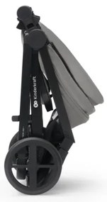 Cărucior de copii combinat 3 în 1 KINDERKRAFT NEWLY Moonlight grey + scaun auto MINK PRO