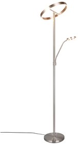 Lampadar argintiu LED (înălțime 180 cm) Willis – Trio