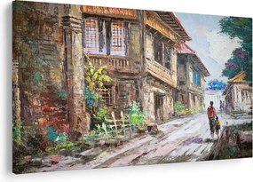 Tablou - Satul filipinez, Asia (90x60 cm)