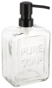 Dispenser de săpun din sticlă PURE SOAP, 550 ml