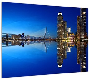 Tablou  - Rotterdam nocturn (70x50 cm), în 40 de alte dimensiuni noi