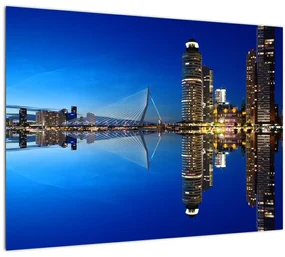 Tablou - Rotterdam nocturn (70x50 cm), în 40 de alte dimensiuni noi